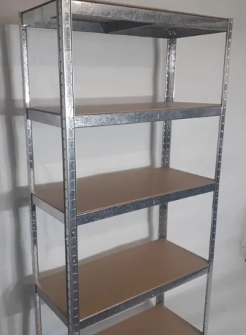 DIY Shelving view from the left