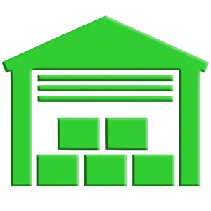 Warehousing icon for Mezzanine Flooring.